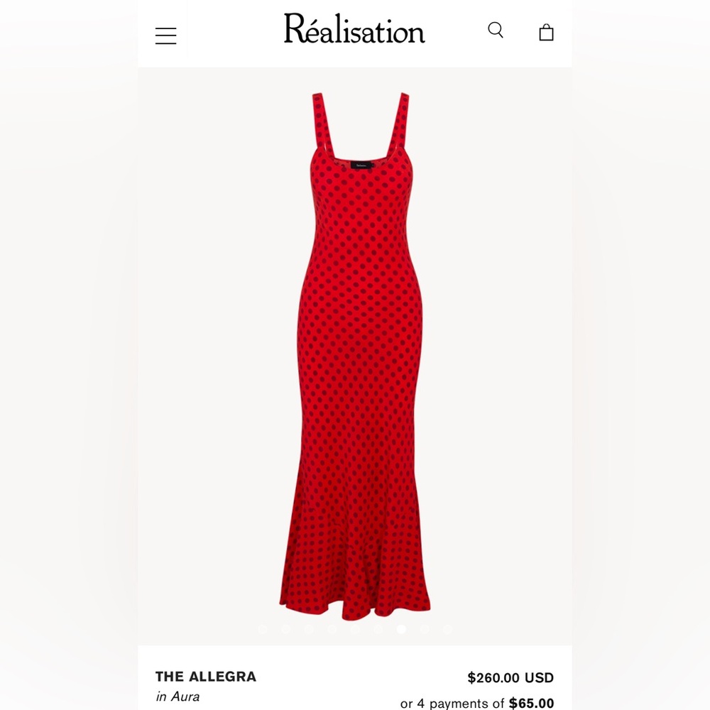 RÉALISATION PAR Allegra Dress in Aura Size Medium